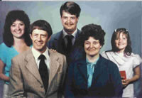 Leroy Hallock and family