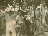 Cuellar family in the Alameda