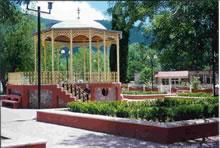 Band Stand or Gazebo in center of Plaza